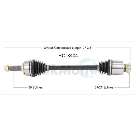 Surtrack Axle Cv Axle Shaft, Ho-8404 HO-8404